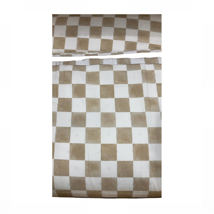 Shop Toki Kids Mega Padded Play Mat 55" x 55", Checker Toffee at GoodBuy Gear