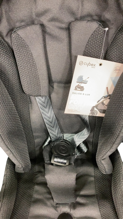 Shop Cybex Balios S Lux Stroller and Cot S Lux, Moon Black, 2024, Black Frame at GoodBuy Gear