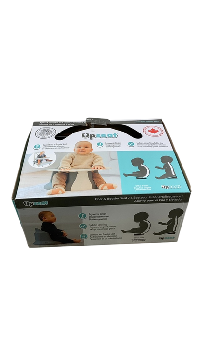 Shop Upseat Baby Floor & Booster Seat with Tray, Midnight Black at GoodBuy Gear
