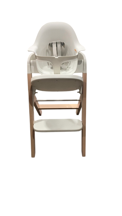 Shop Mockingbird High Chair, 2.0, Natural Beech, White at GoodBuy Gear