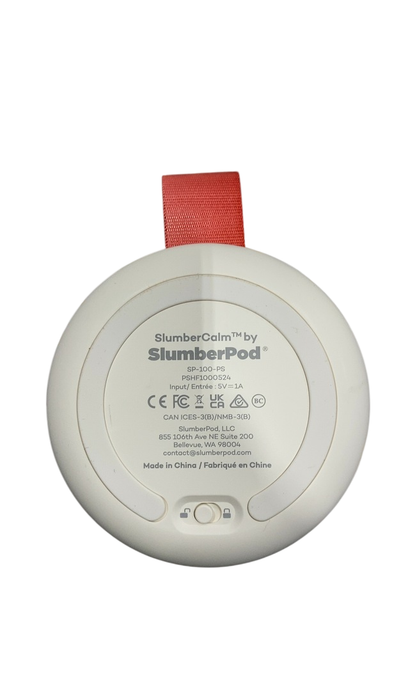 Shop SlumberPod SlumberCalm Portable Sound & White Noise Machine, White/Orange at GoodBuy Gear
