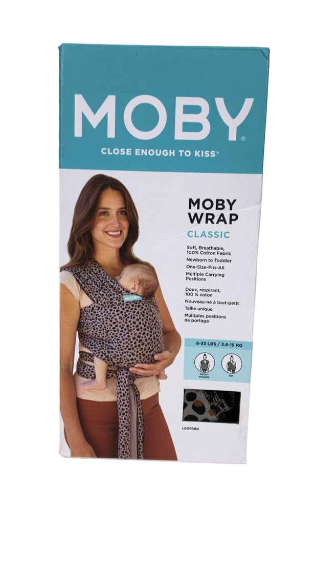 Moby Classic Wrap Baby Carrier Leopard