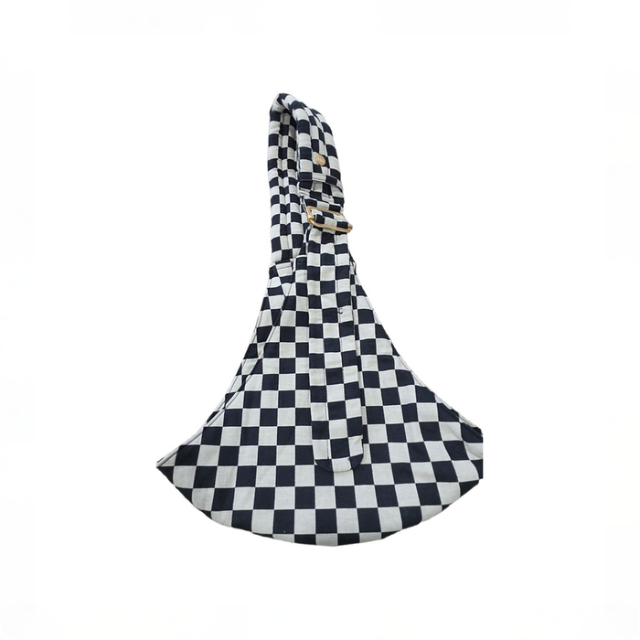 Shop Mabē The Monarch Toddler Sling, Ebony Check at GoodBuy Gear