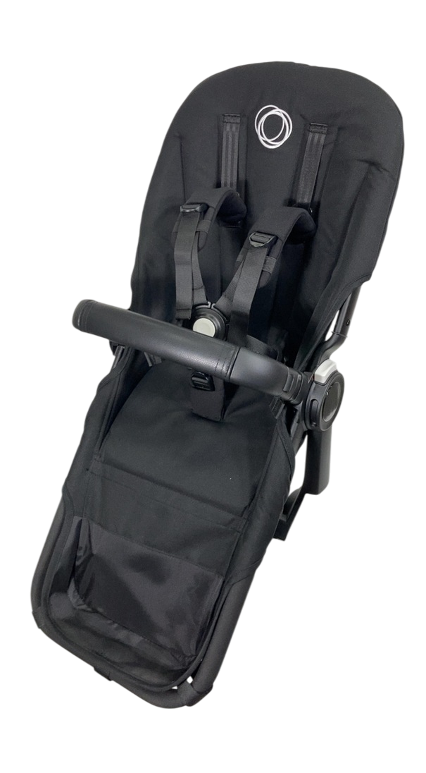 Bugaboo Donkey 5 Duo Extension Set, 2024, Black Frame, Midnight Black,