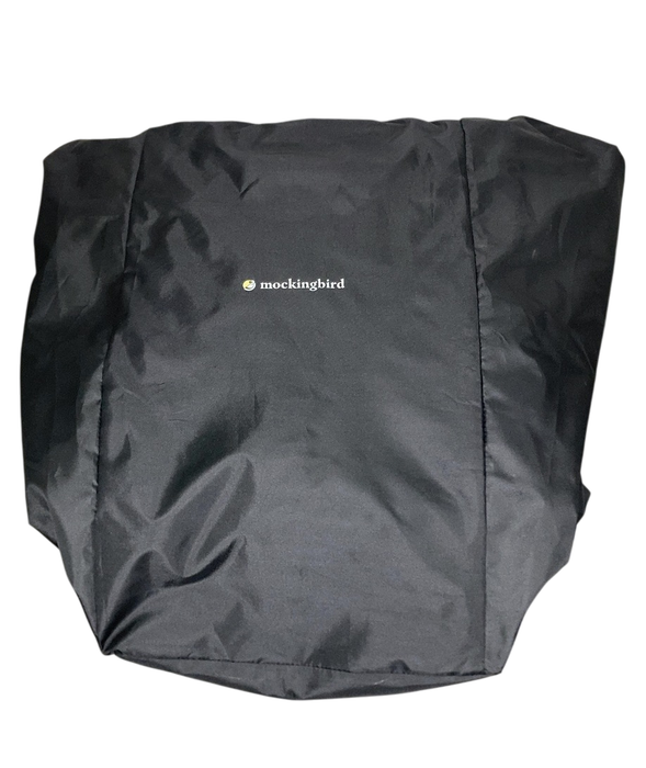 Shop Mockingbird Single to Double 2.0 Stroller, 2024, Bloom, Silver With Black Leather, Watercolor Drops at GoodBuy Gear