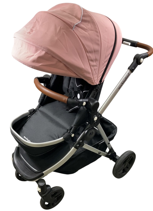 Shop Mockingbird Single 2.0 Stroller, 2024, Bloom, Silver With Penny Leather, Windowpane at GoodBuy Gear