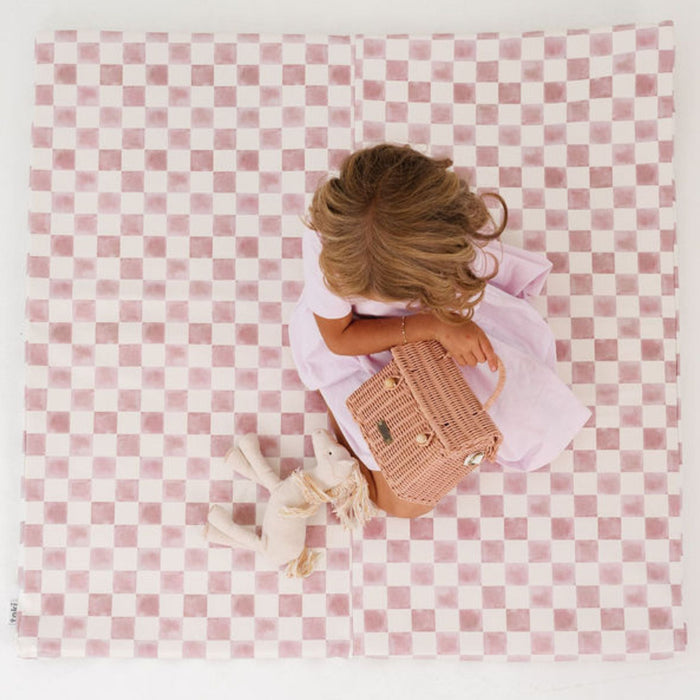 Shop Toki Kids Checker Gumdrop Vegan Leather Mat at GoodBuy Gear