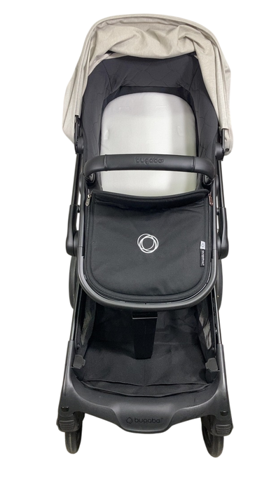 Shop Bugaboo Kangaroo Single To Double Stroller, 2024, Black, Midnight Black, Misty White at GoodBuy Gear