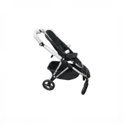 Shop Mockingbird Single 3.0 Stroller, 2025, Black Windowpane, Silver with Penny Leather at GoodBuy Gear