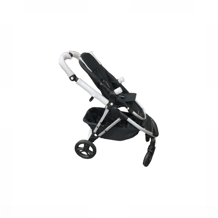 Shop Mockingbird Single 3.0 Stroller, 2025, Black Windowpane, Silver with Penny Leather at GoodBuy Gear