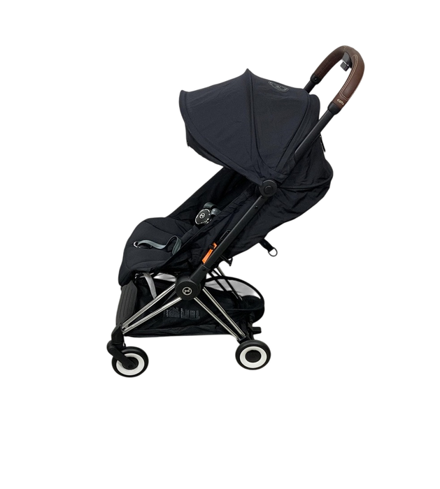 Shop Cybex Coya Stroller, 2024, Chrome, Sepia Black at GoodBuy Gear