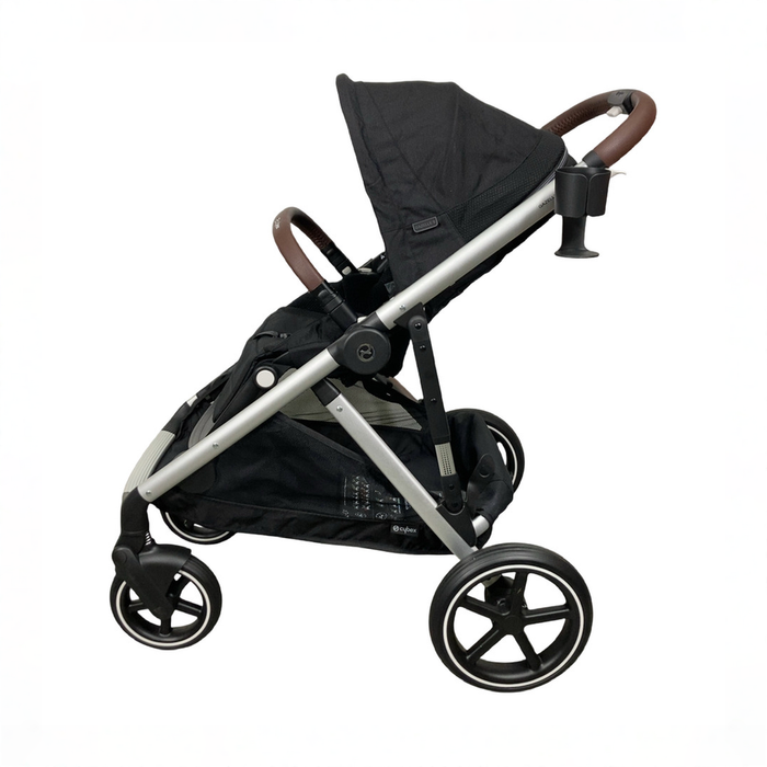 Shop Cybex Gazelle S Modular Stroller, 2024, Moon Black, Silver Frame at GoodBuy Gear