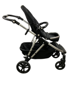 Shop Mockingbird Single to Double 2.0 Stroller, 2024, No Canopy, No Canopy, Silver With Black Leather at GoodBuy Gear