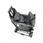 Shop Wonderfold W4 Multifunctional Quad Stroller Wagon, 2024, Volcanic Black at GoodBuy Gear