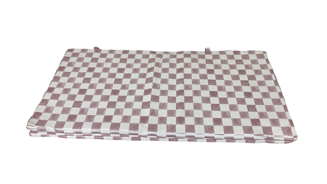 Shop Toki Kids Vegan Leather Mat Standard, Checker Gumdrop at GoodBuy Gear