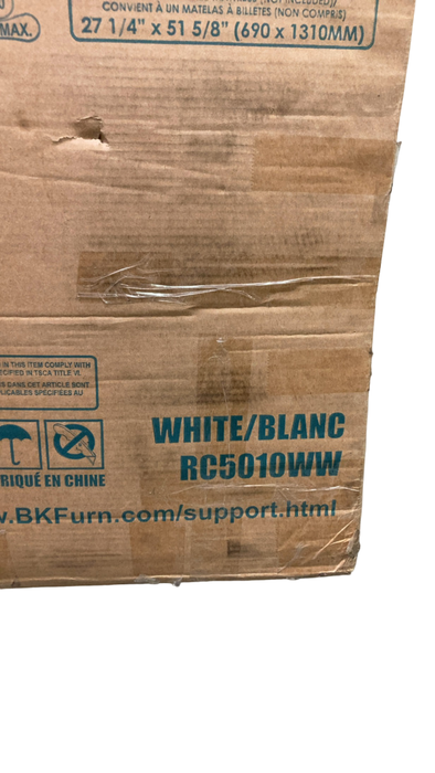 Shop BK Furniture Harrisburg Toddler Bed, White at GoodBuy Gear