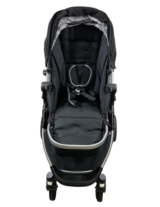 Shop Mockingbird Single 2.0 Stroller, Black, Windowpane, Silver With Penny Leather, 2024 at GoodBuy Gear