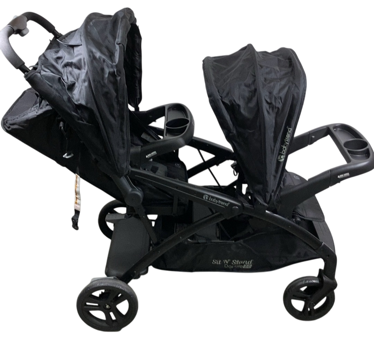Shop Baby Trend Sit N' Stand Double 2.0 Stroller, 2024, Madrid Black at GoodBuy Gear