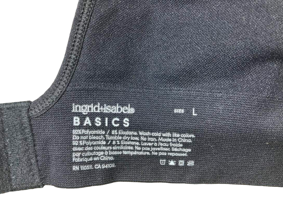 Shop Ingrid & Isabel Nursing And Pumping Bra, Black, Large at GoodBuy Gear