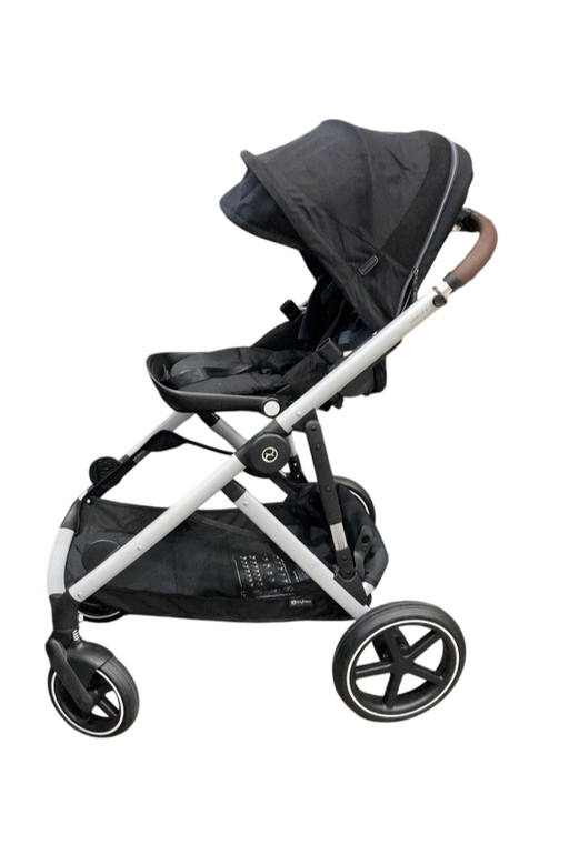 Shop Cybex Gazelle S Modular Stroller, 2024, Moon Black, Silver Frame at GoodBuy Gear