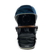 Shop Mockingbird 2nd Seat Kit with Extendable Canopy, Sea, Silver With Penny Leather, Watercolor Drops at GoodBuy Gear