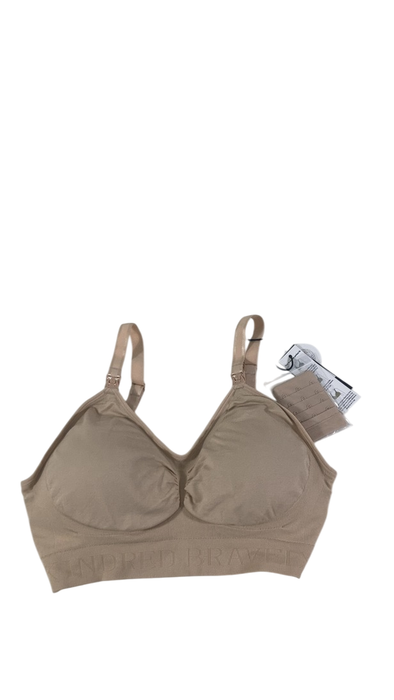 Shop Kindred Bravely Sublime Hands-Free Pumping & Nursing Bra, Beige, Large, Regular at GoodBuy Gear