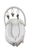 Shop DockATot Deluxe+ Dock with Toy Arch, Pristine White, White Arch w/ Cloud Friends at GoodBuy Gear