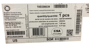 Shop Bugaboo Butterfly 2 Stroller, 2025, Black, Deep Indigo, Deep Indigo at GoodBuy Gear