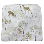 Shop Little Unicorn Cotton Muslin Fitted Crib Sheet, Woodlnd friends at GoodBuy Gear