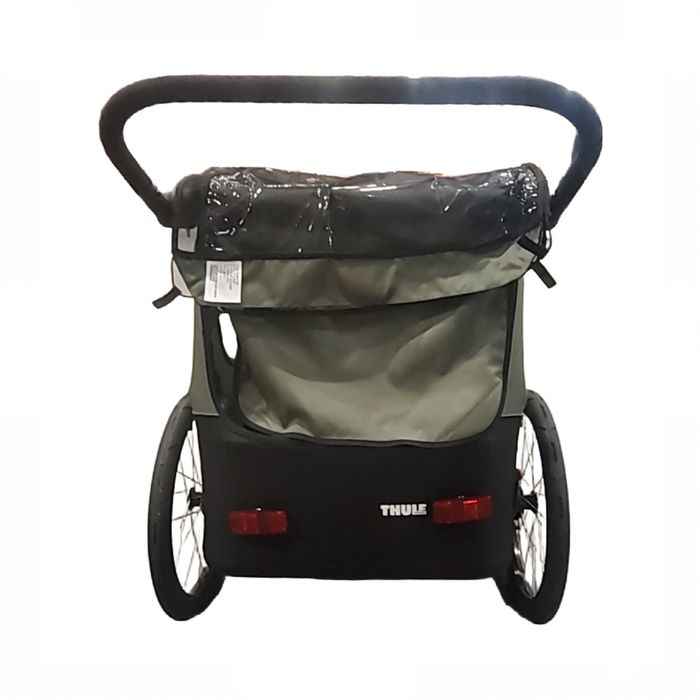 Shop DRAFT - Thule Courier Bike Convertible Trailer, 2025, Vintage Green at GoodBuy Gear
