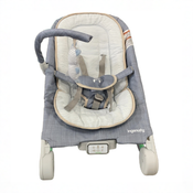 Shop Ingenuity Happy Belly Rock-to-Bounce Massage Seat, Chambray at GoodBuy Gear