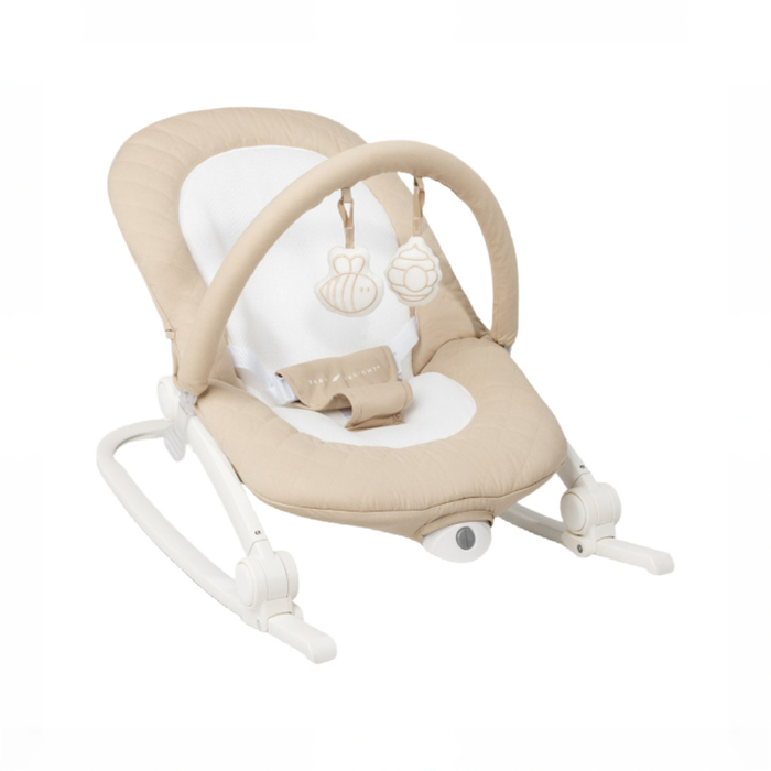 Shop Baby Delight Go With Me Aura Deluxe Portable Rocker & Bouncer, Organic Oat at GoodBuy Gear