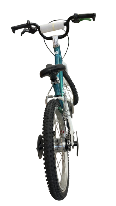 Shop Woom GO 3 Bike "16, AUTOMAGIC, Metallic turquoise at GoodBuy Gear