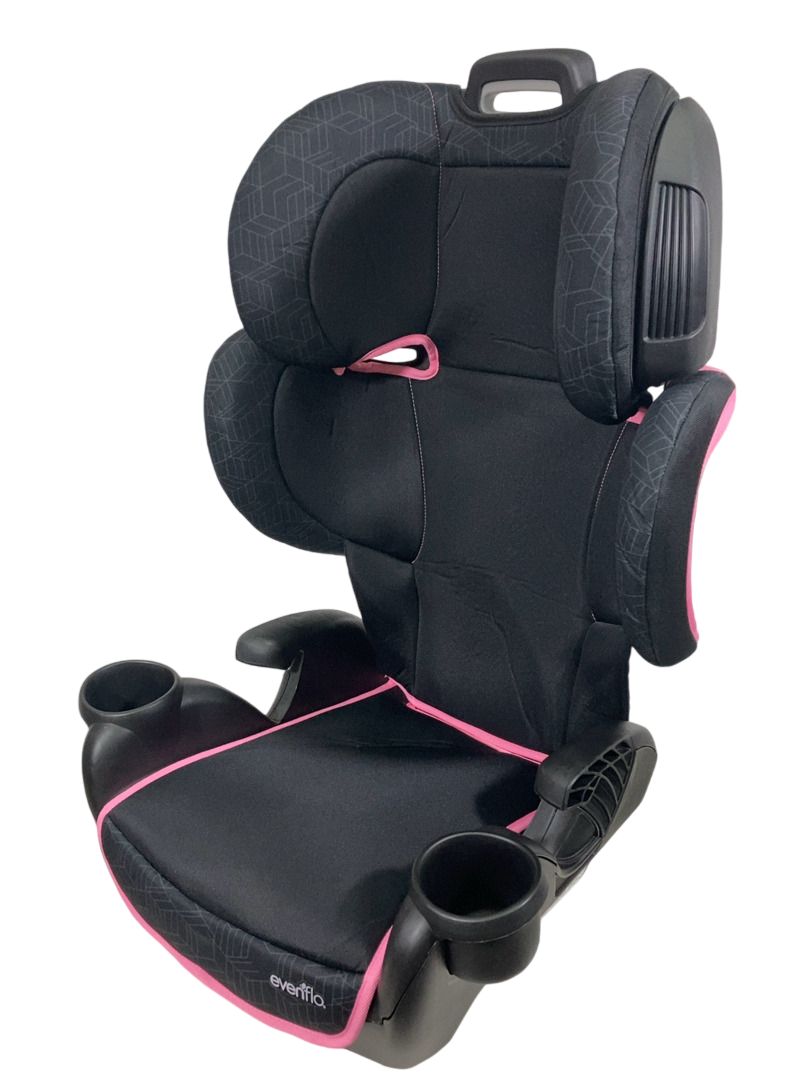 evenflo gotime sport/lx booster seat Evenflo GoTime LX Booster Car Seat, 2024, Terrain Pink