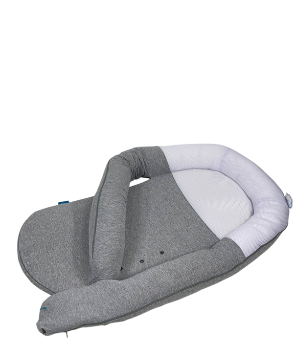 Shop Babymoov CloudNest Organic Soothing Lounger, Grey/White at GoodBuy Gear