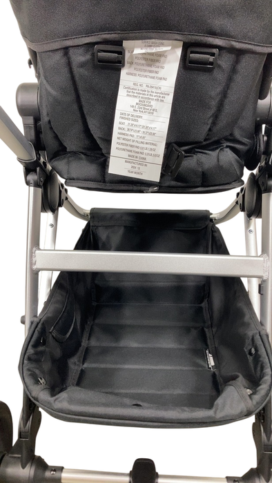 Shop Mockingbird Single to Double 2.0 Stroller, 2024, No Canopy, No Canopy, Silver With Penny Leather at GoodBuy Gear