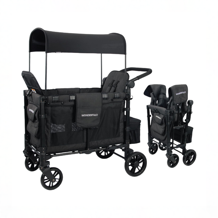Shop Wonderfold W2 Elite Multifunctional Stroller Wagon, 2025, Volcanic Black at GoodBuy Gear