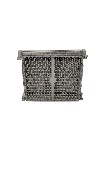 Shop Regalo 2-in-1 Plastic Play Yard and Safety Gate, Gray at GoodBuy Gear