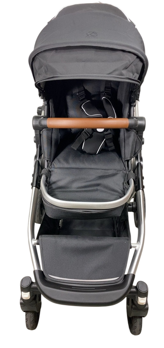 Shop Mockingbird Single to Double 2.0 Stroller, 2024, Black, Silver With Penny Leather, Windowpane at GoodBuy Gear