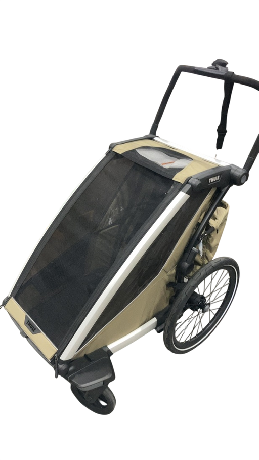 Shop Thule Chariot Cross Bike Trailer Stroller 1 Seat, 2024, Faded Khaki at GoodBuy Gear