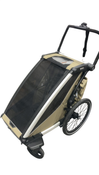 Shop Thule Chariot Cross Bike Trailer Stroller 1 Seat, 2024, Faded Khaki at GoodBuy Gear