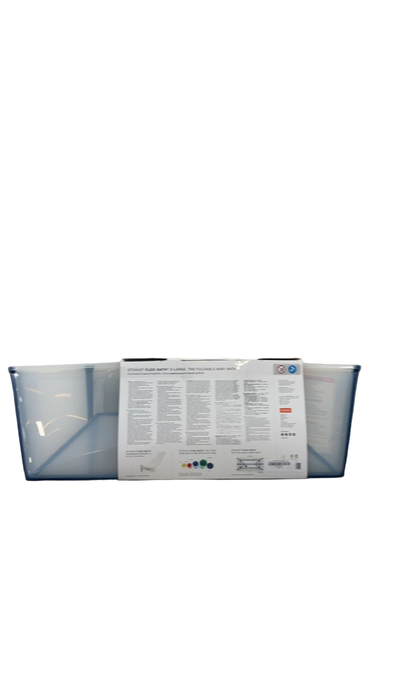 Shop Stokke Flexi Bath Foldable Baby Bathtub, X-Large, Transparent Blue at GoodBuy Gear