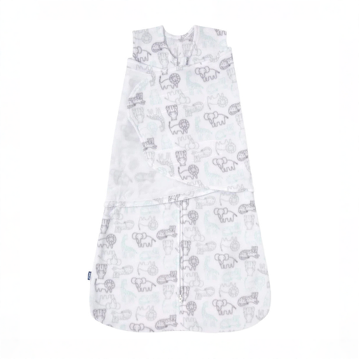 Shop Halo Micro-Fleece Swaddle, Animal Action, Newborn at GoodBuy Gear
