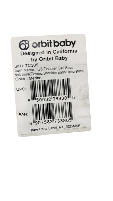 Shop Orbit Baby G5 Merino Wool Infant Car Seat Liner, Black at GoodBuy Gear