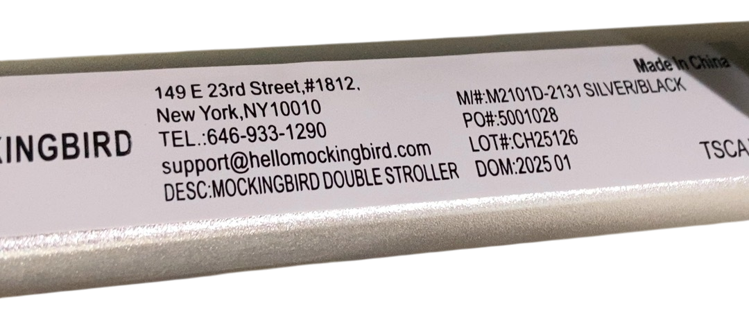 Shop Mockingbird Single to Double 2.0 Stroller, Sage, Windowpane, Silver With Black Leather, 2025 at GoodBuy Gear