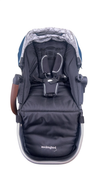 Shop Mockingbird 2nd Seat Kit with Extendable Canopy, Sea, Silver With Penny Leather, Windowpane at GoodBuy Gear
