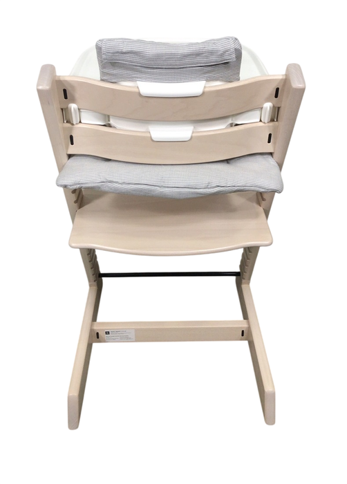 Shop Stokke Tripp Trapp High Chair Complete² + Newborn Set, Nordic Grey, Whitewash at GoodBuy Gear