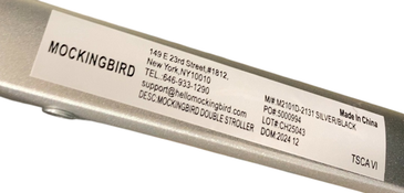 Shop Mockingbird Single to Double 2.0 Stroller, 2024, Black, Silver With Black Leather, Watercolor Drops at GoodBuy Gear