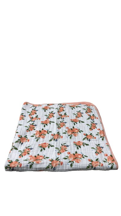 Shop Little Unicorn Cotton Muslin Baby Quilt, Watercolor Roses at GoodBuy Gear