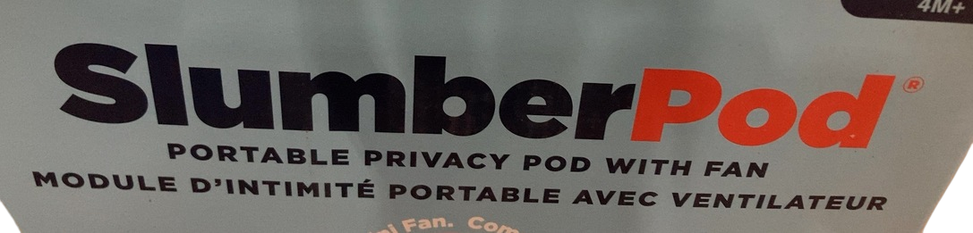 Shop SlumberPod 2.0 Sleep Canopy with Fan, Black with Gray at GoodBuy Gear